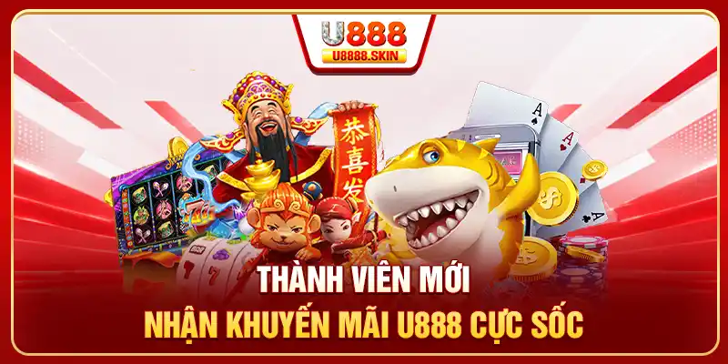 Thành viên mới nhận khuyến mãi U888 cực sốc